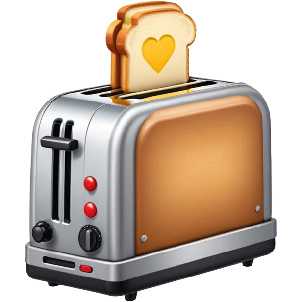 A pixel art emoji of a toaster, rendered in a retro 8-bit style with simple, bold colors. emoji