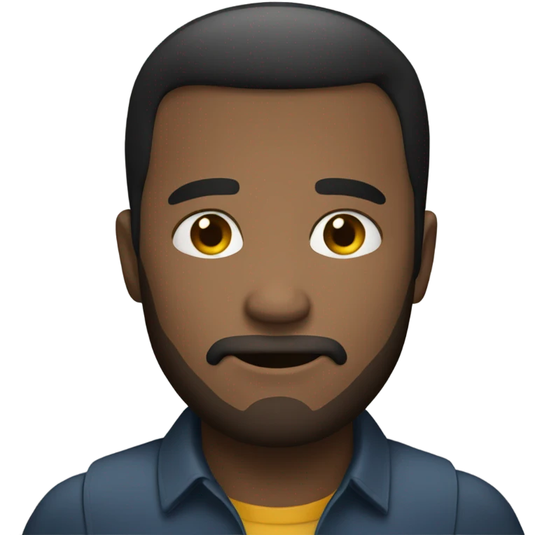a  man stop emoji