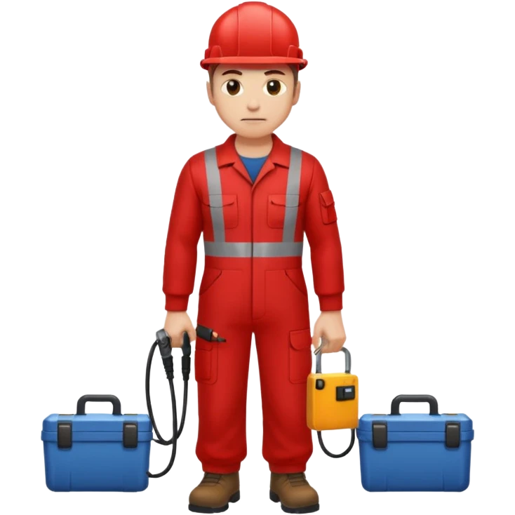 full bady red electrshn badass emoji