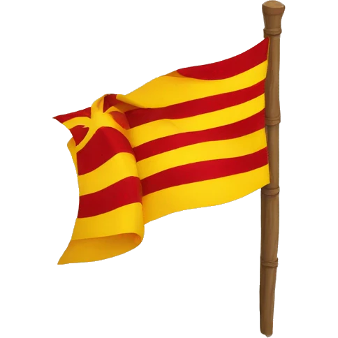 catalan flag (senyera) emoji