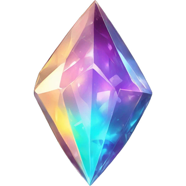 Crystal Iridescent Gem Shard emoji