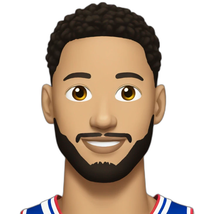 ben simmons with beard emoji