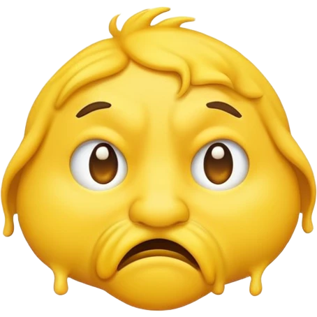 regular emoji with a scrunched nose emoji