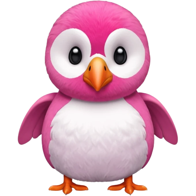 pink puffin stuffing emoji
