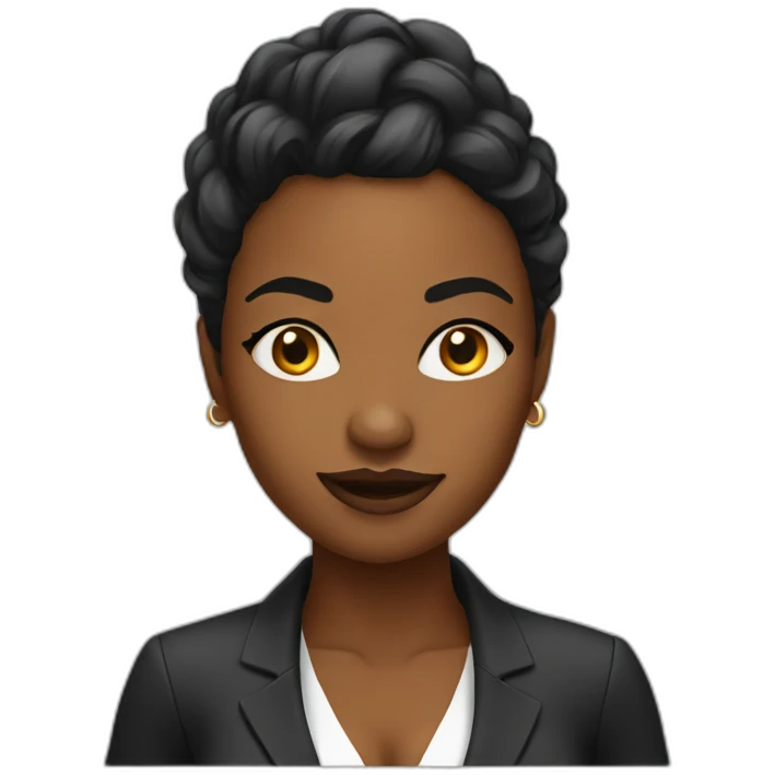Sassy black woman emoji