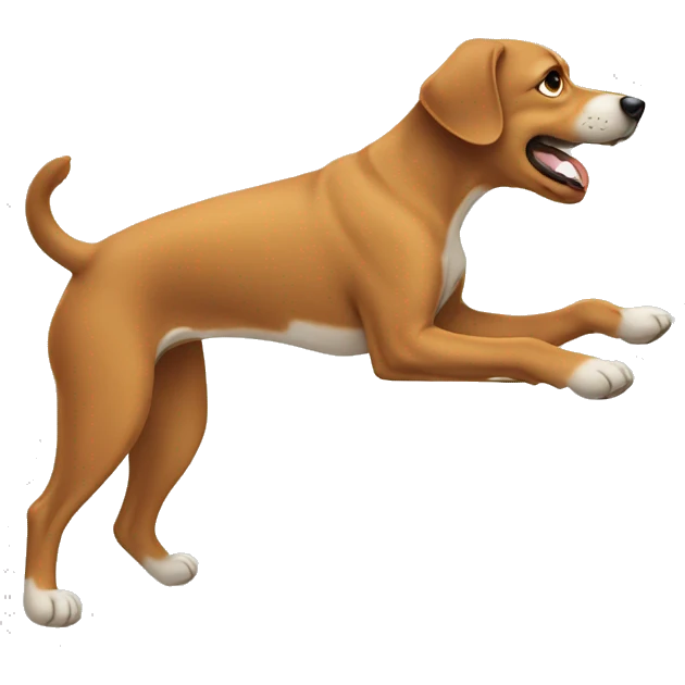 dog chasing its tail emoji