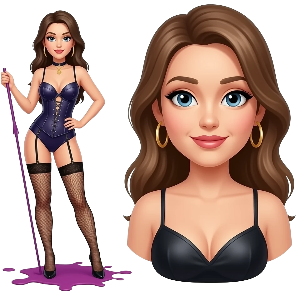 Une meuf qui fait un strip-tease devant une autre meuf emoji