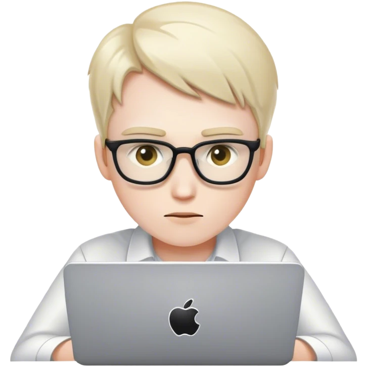 A programmer works. emoji