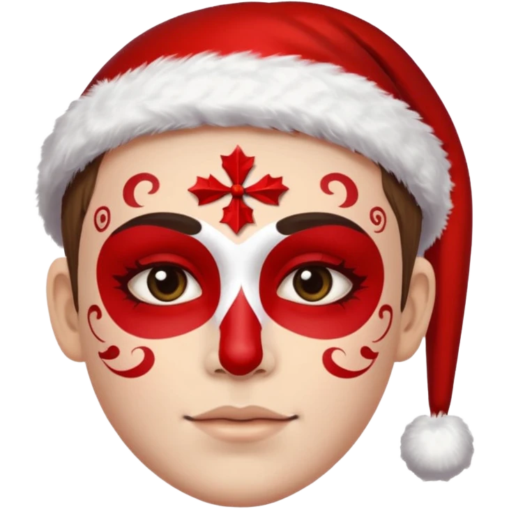 Christmas face emoji