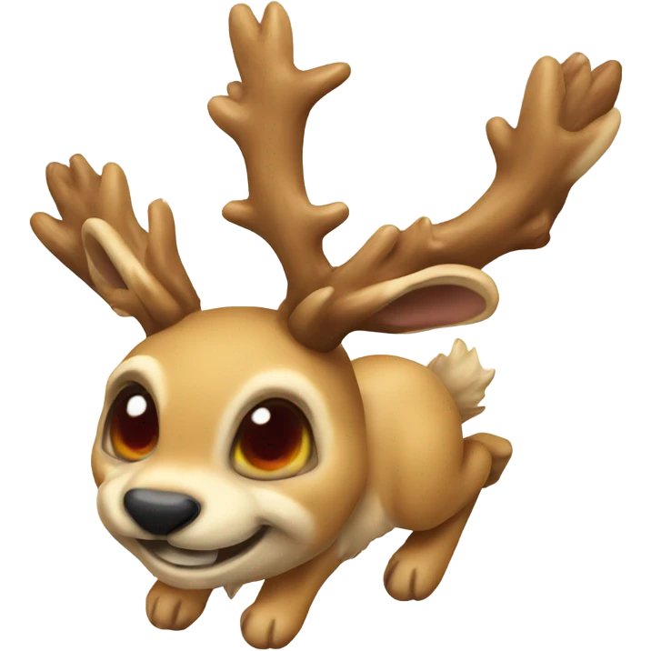 Jackalope with jam emoji
