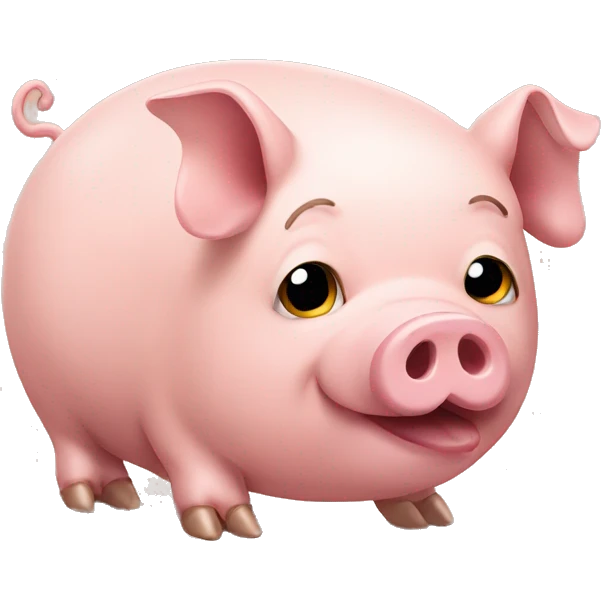 pig who is sick emoji