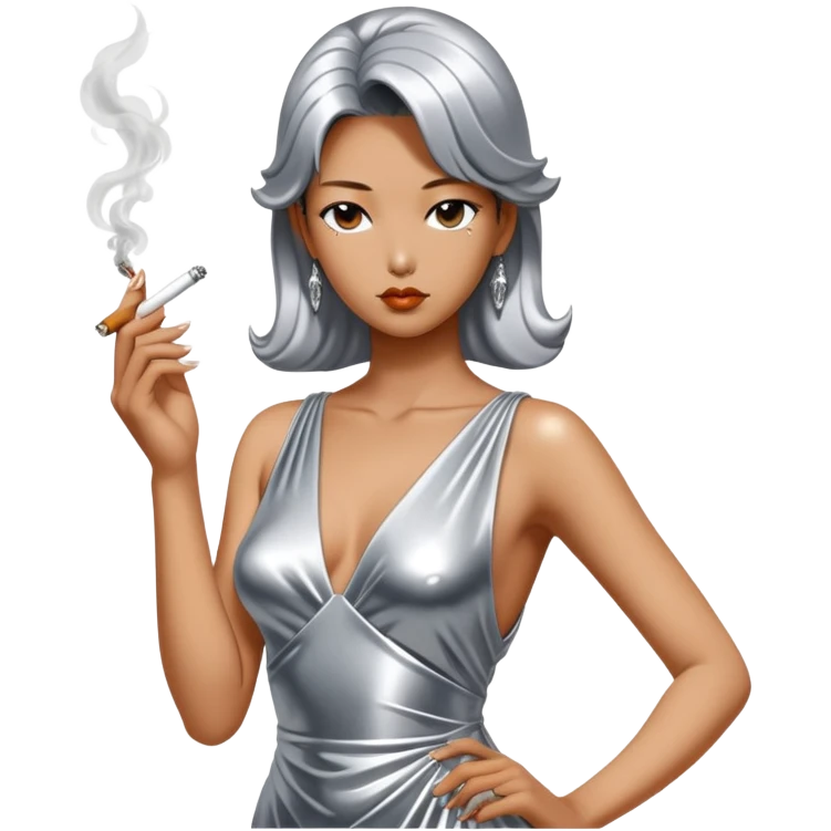 sorayama smoking statue emoji