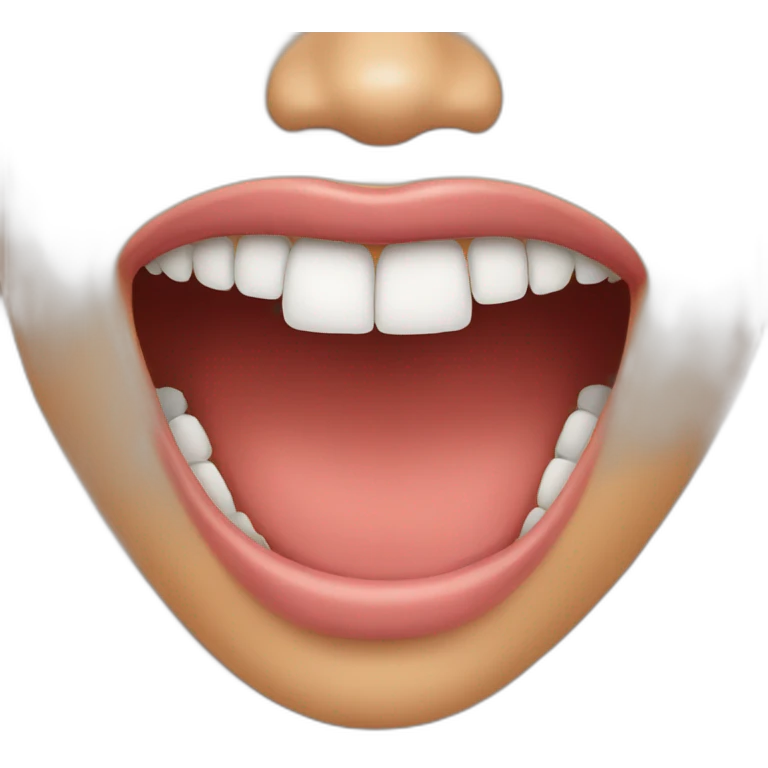 mouth-mouth emoji