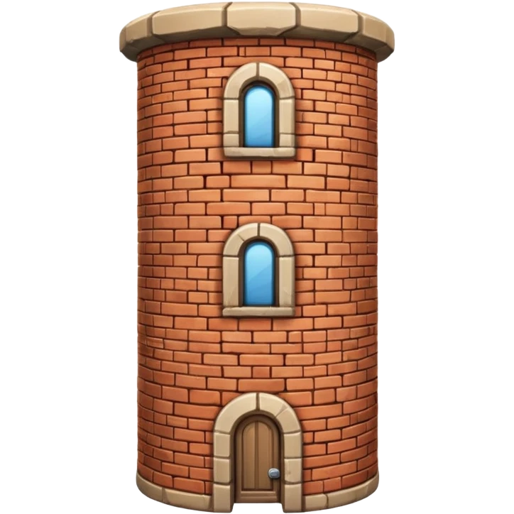 burana tower cylindrical emoji