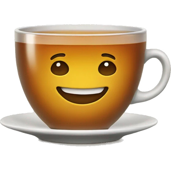 smiling cup of tea emoji