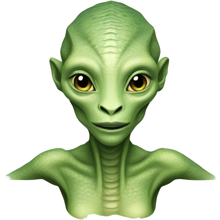 Pregnant reptilian alien woman, full body,  emoji