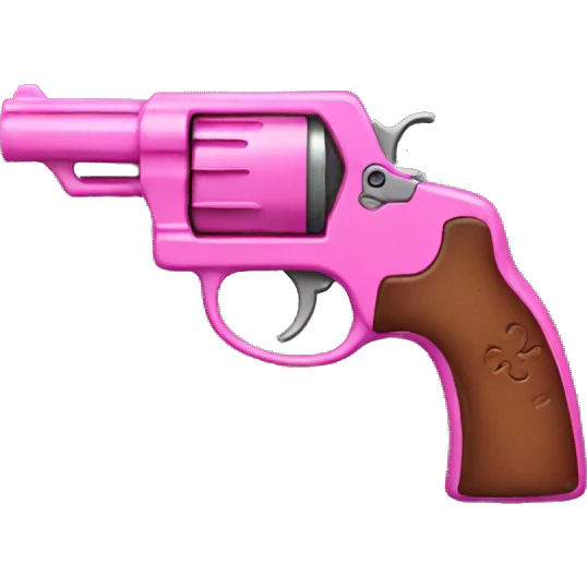 Pink gun emoji