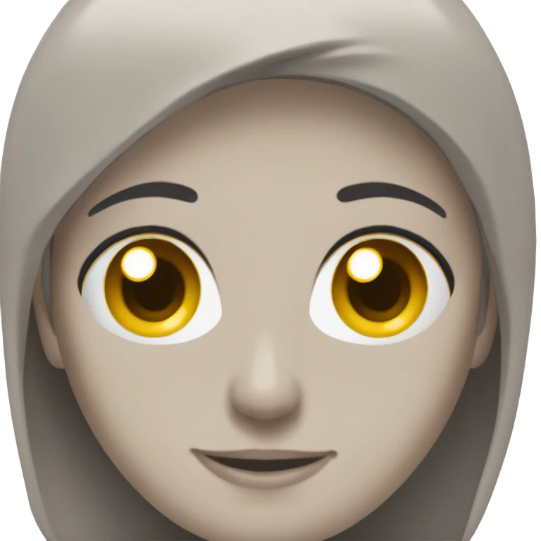 elinde terlik olan yüz emoji