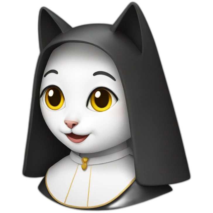 Cat nun emoji