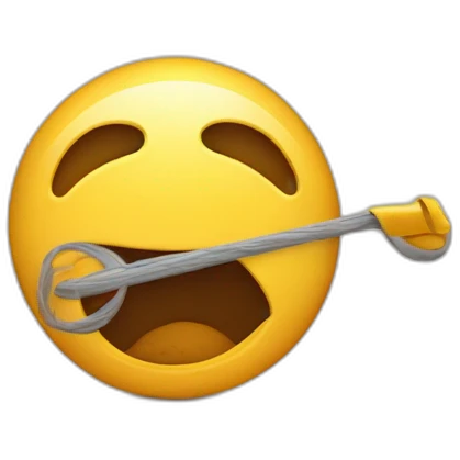 tijeras cortando carrete de fotos emoji