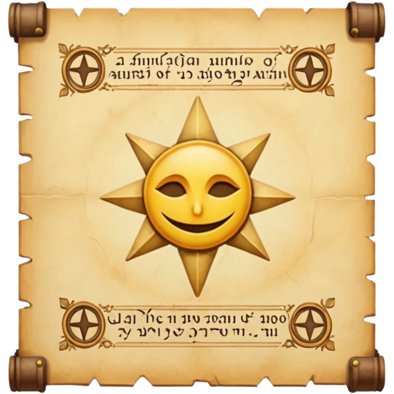 Pergamino de invocación emoji