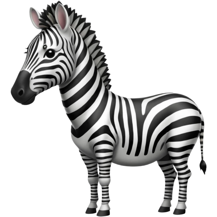 big neck zebra emoji