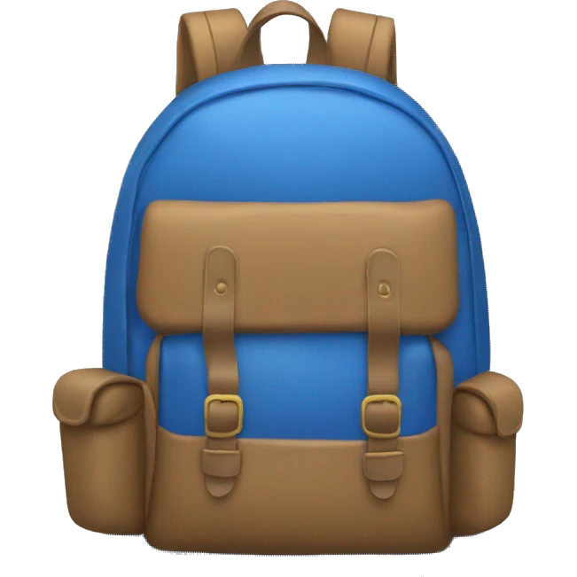 MOCHILA AZUL  emoji