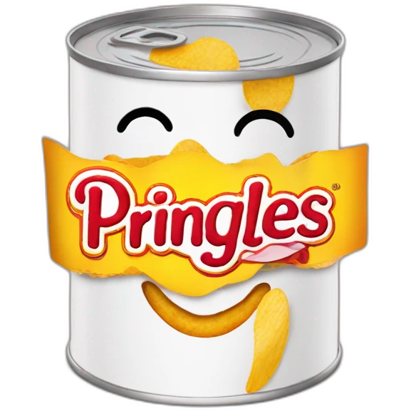 Logo pringles en femme emoji