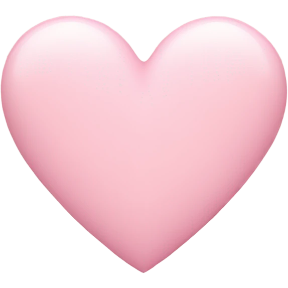 Light pink heart emoji