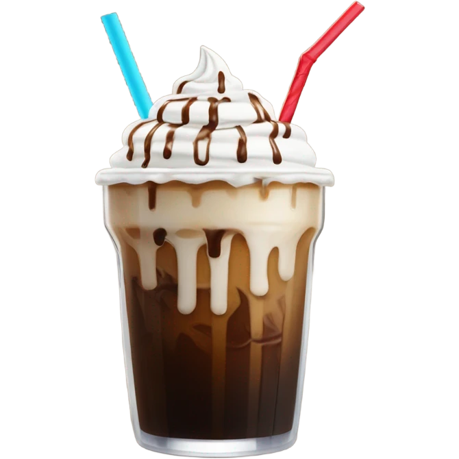 Ice coffee emoji