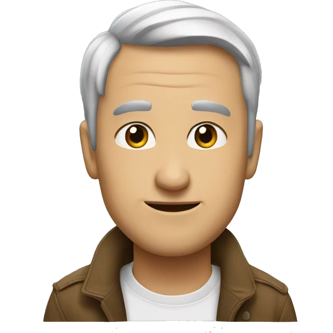 Бежевый мопс emoji