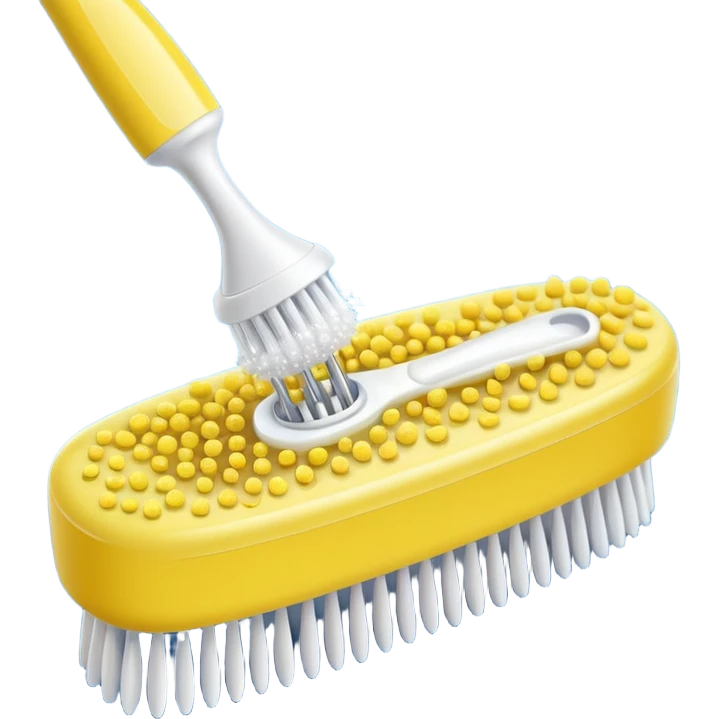 Pollen on a toothbrush emoji