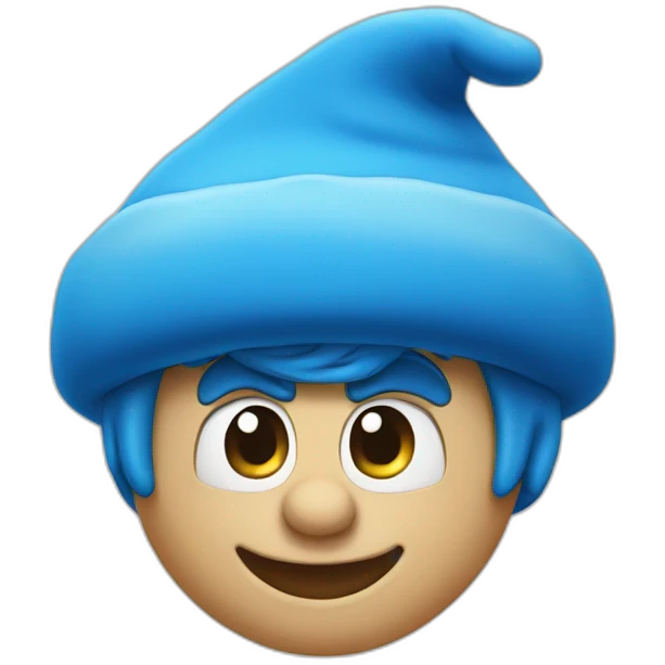 Smurf emoji