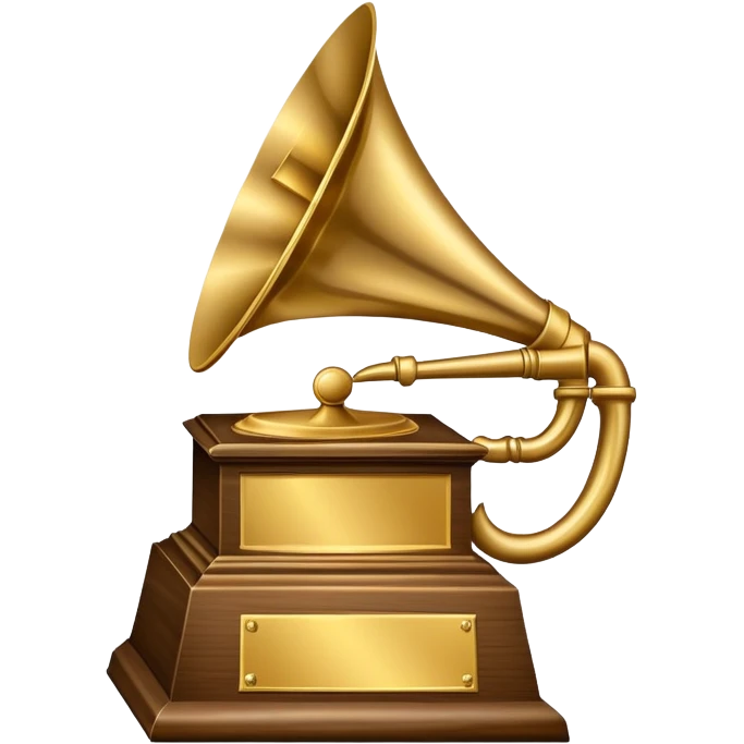 Grammy Award engraved with Wild Bill emoji