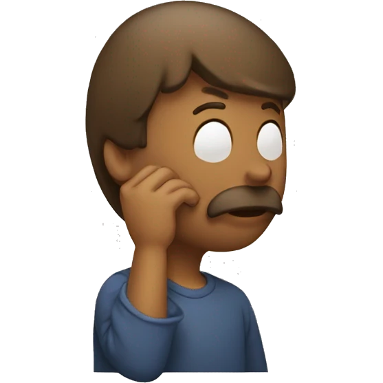 Man shushing  emoji