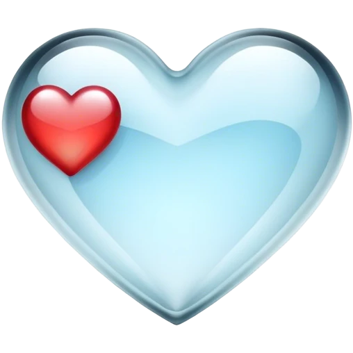 Glass Heart  emoji