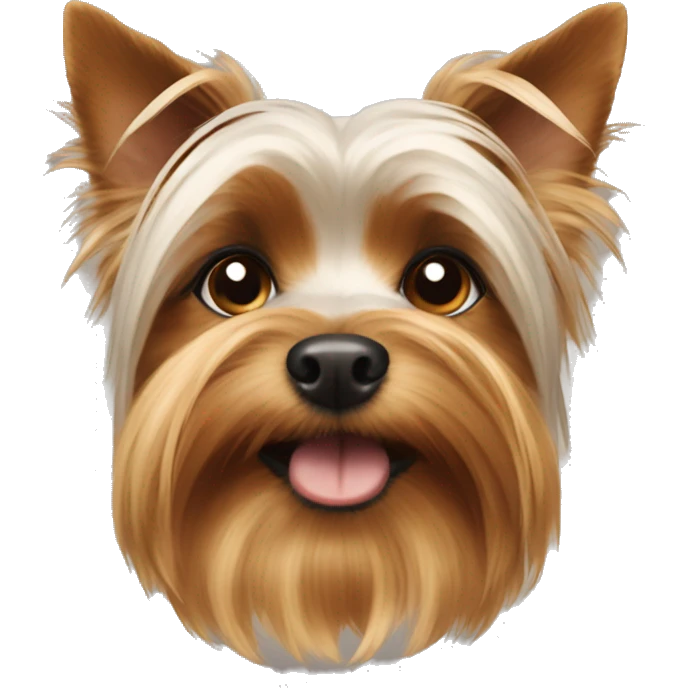 Cow spotted yorkie emoji
