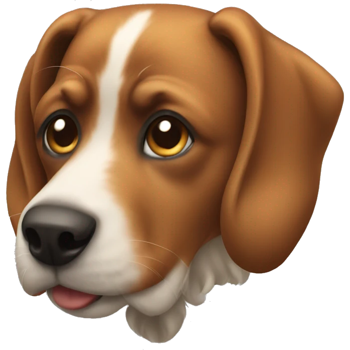 a dog emoji