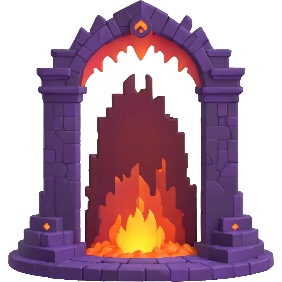 Minecraft Nether portal emoji