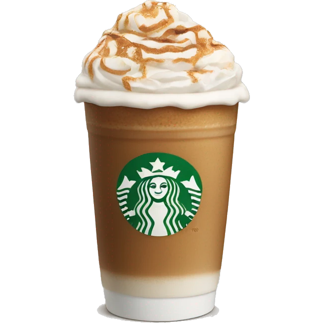 Starbucks ginger bread latte emoji