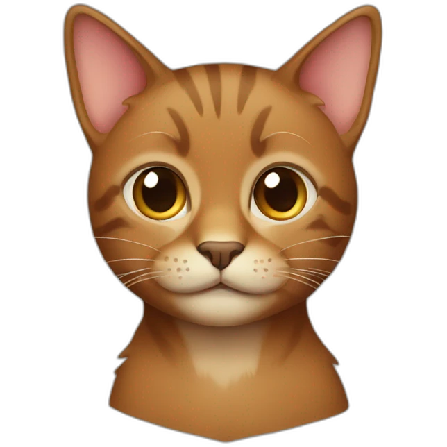 brown cat emoji