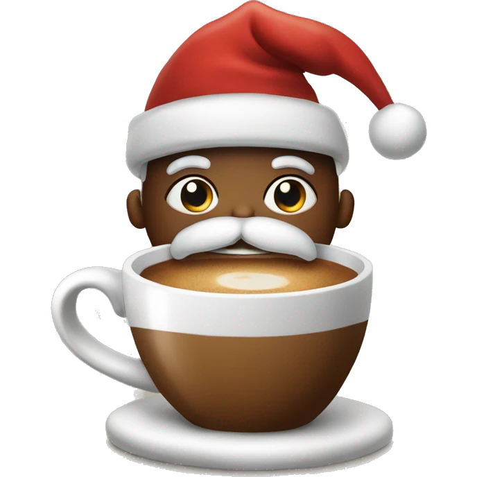 Christmas coffe emoji