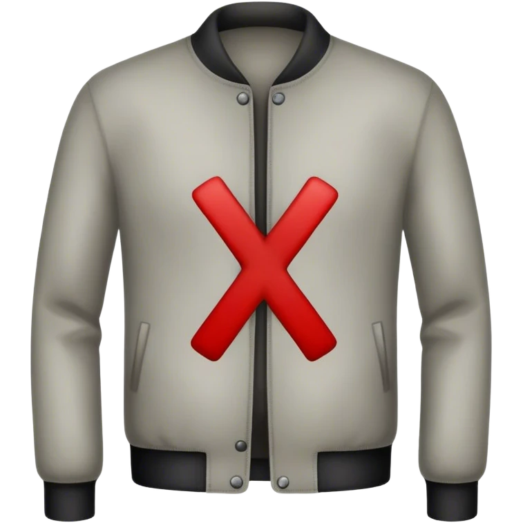 clothes crossed out with a red x emoji