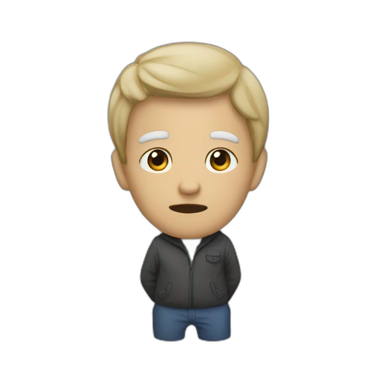 une personne qui tombe dans un troue emoji