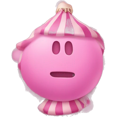 pink christmas emoji