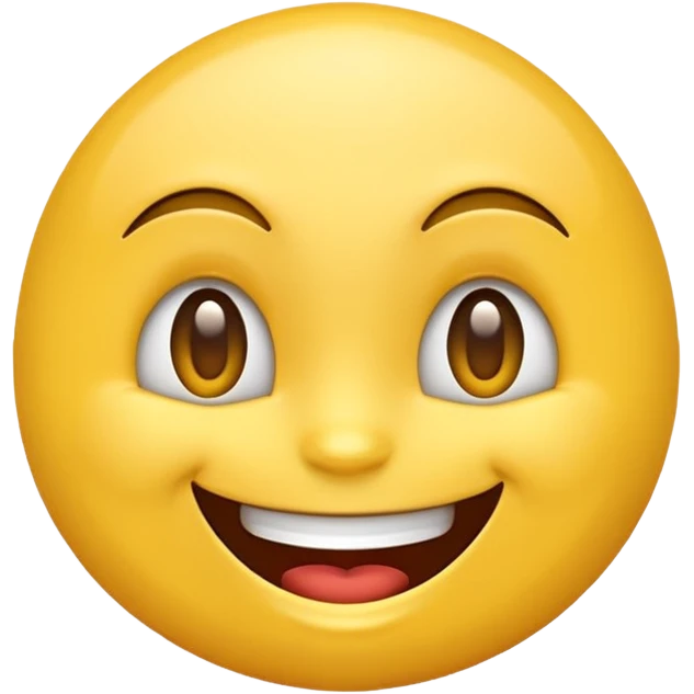 emoji with mischievous grin emoji