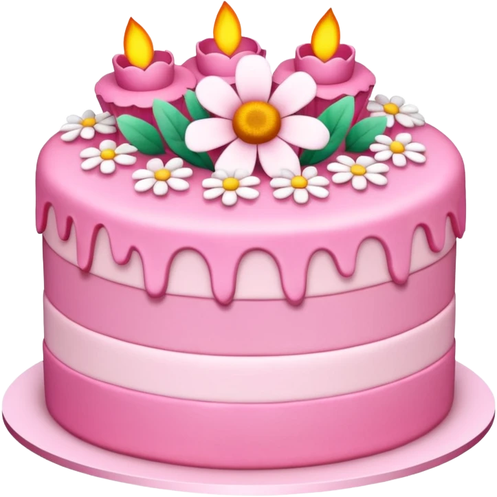 pink cake emoji