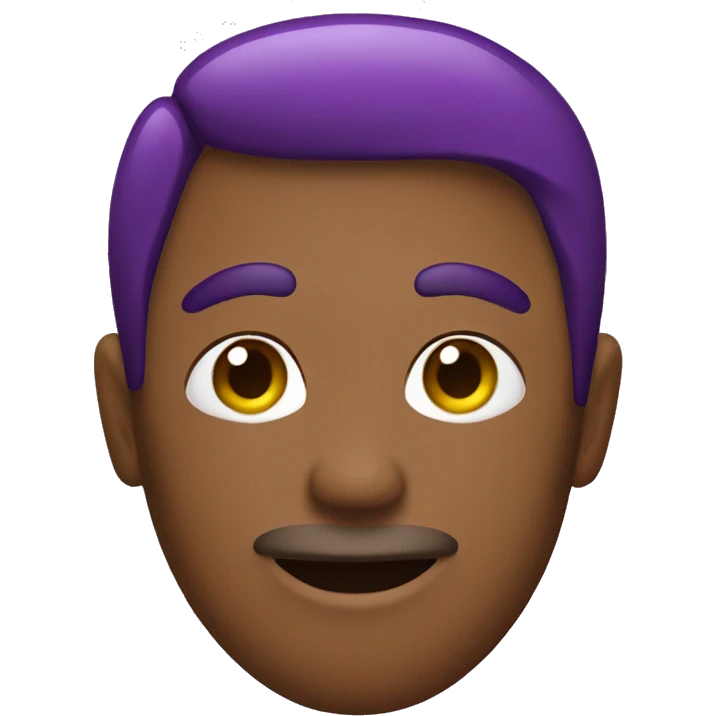 Gay guy wearing eggplant emoji