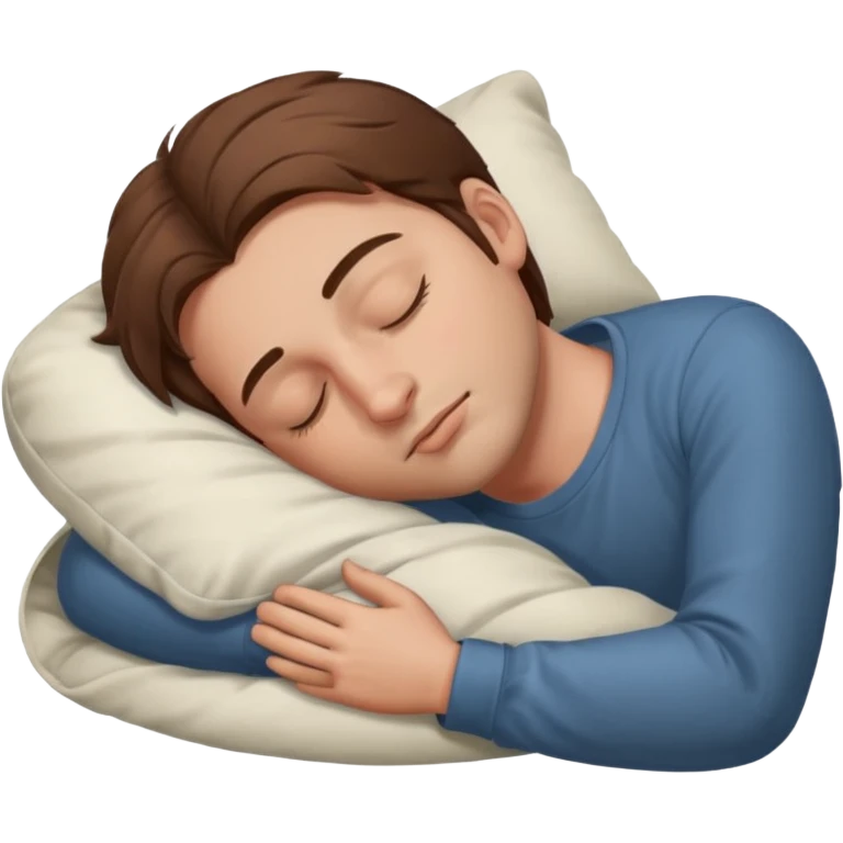 man sleeping emoji