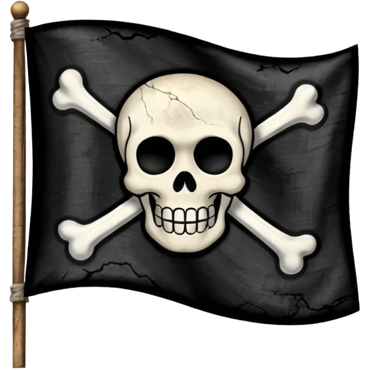 jolly roger flag emoji from one piece emoji